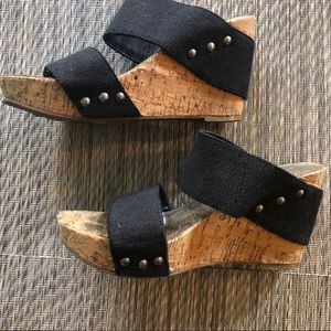 Lucky Brand Black Wedge